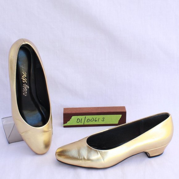 easy street gold shoes